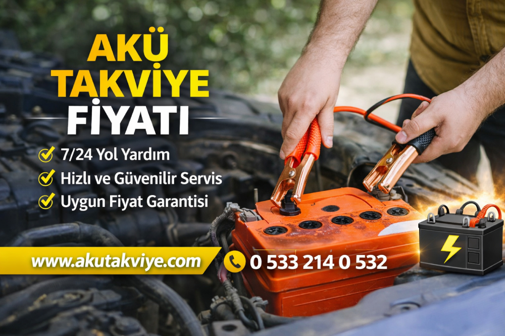 Akü takviye fiyatı ve mobil akü takviye hizmeti