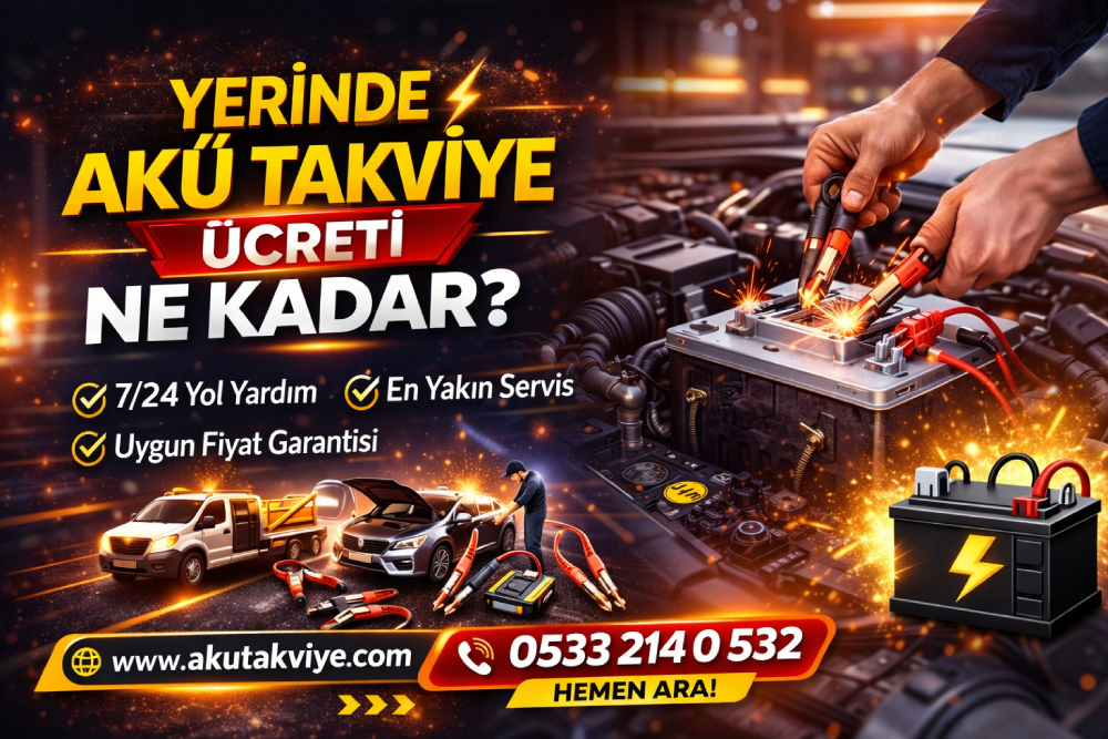 Yerinde akü takviye ücreti ne kadar ve mobil akü takviye hizmeti